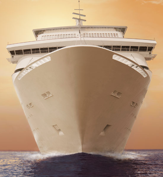 Front of ship