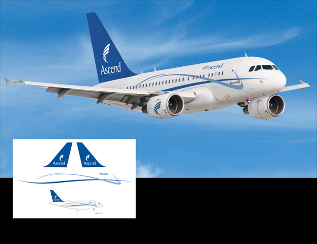 Graphics applied to plane