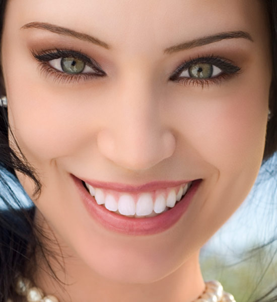 Close-up of young woman