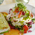 Fish and salad