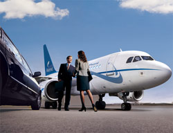 Couple on tarmac