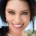 Close-up of young woman