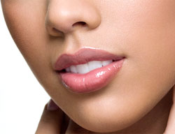 Close-up of woman's mouth